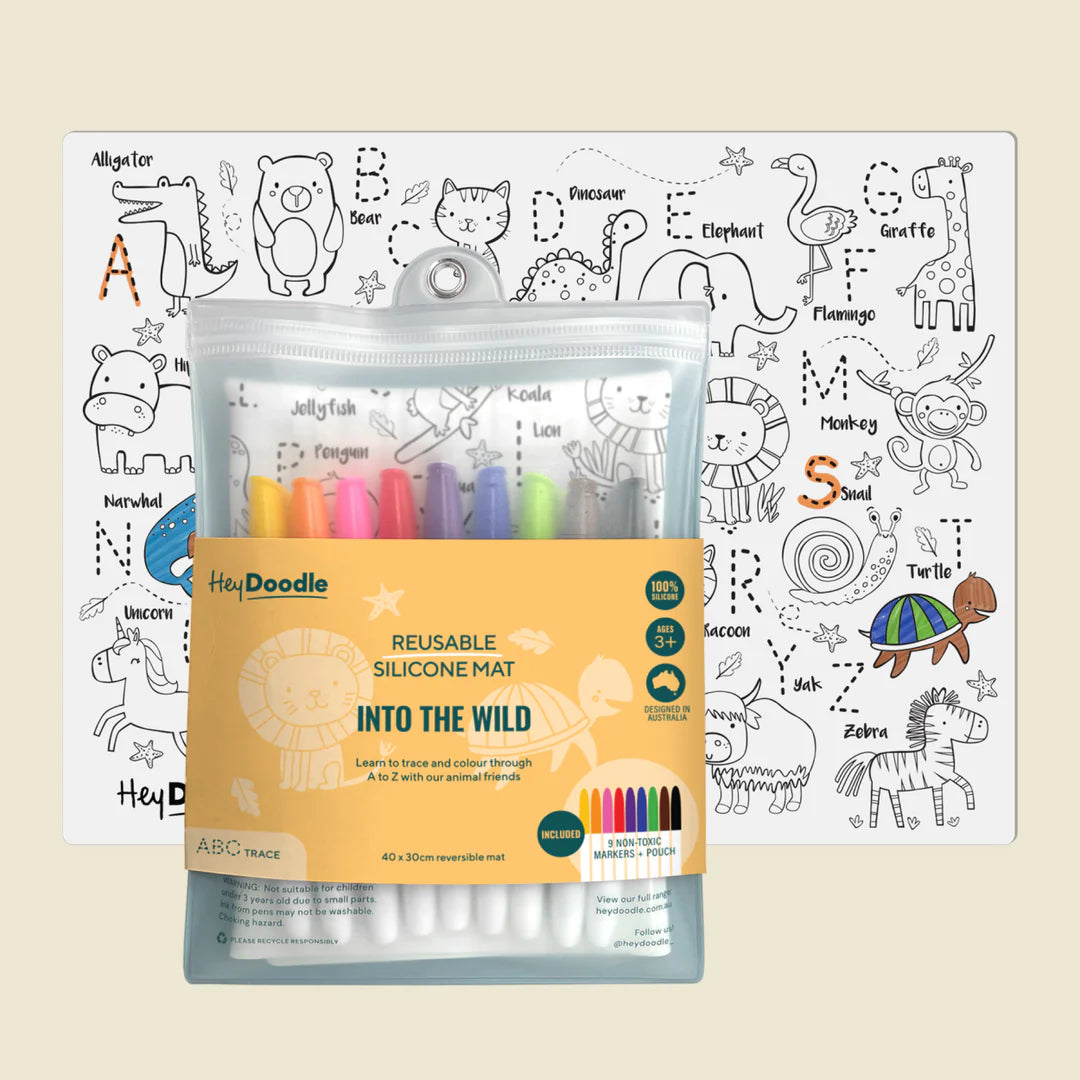 Hey Doodle Classic Coloring Mat | Into The Wild