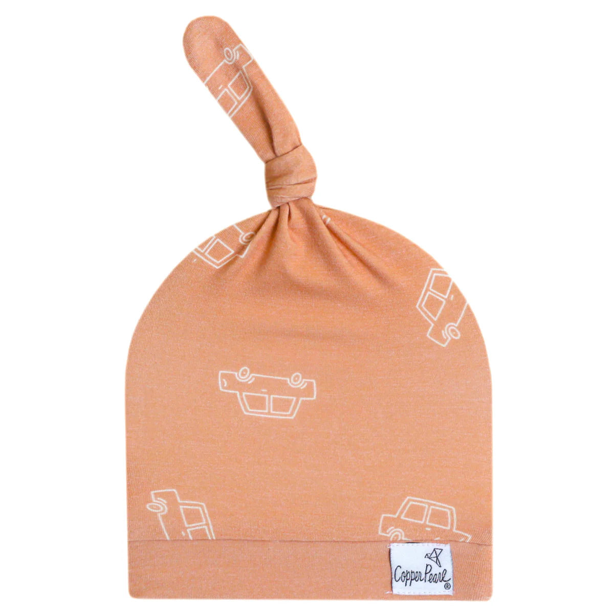 Copper Pearl Top Knot Hat | Cooper