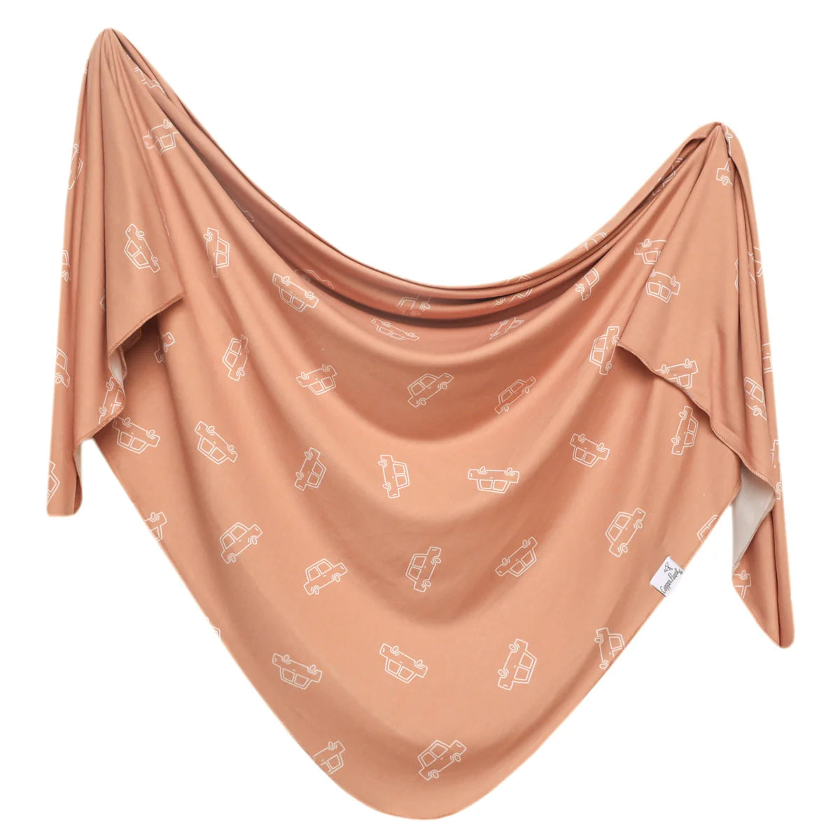 Copper Pearl Knit Swaddle Blanket Single | Cooper