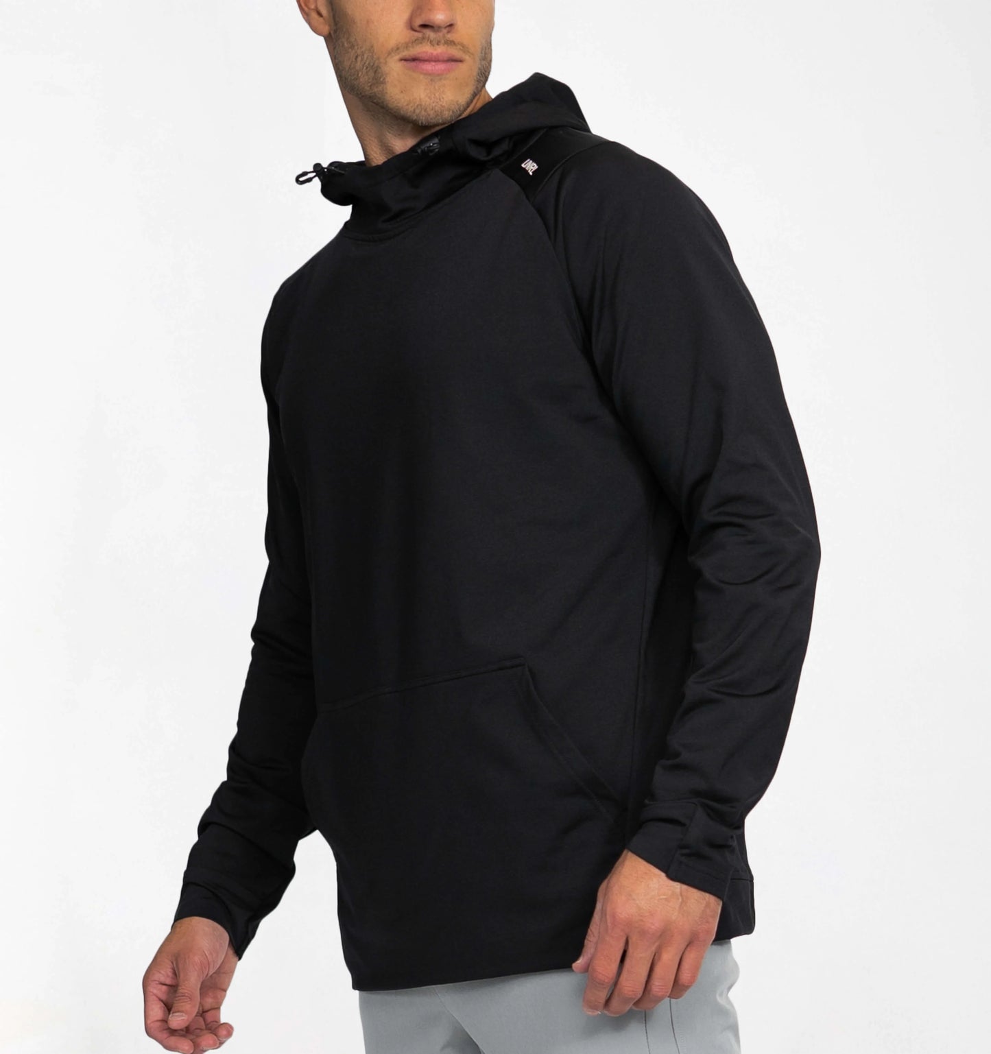 Men's UNRL Crossover Hoodie II | Black