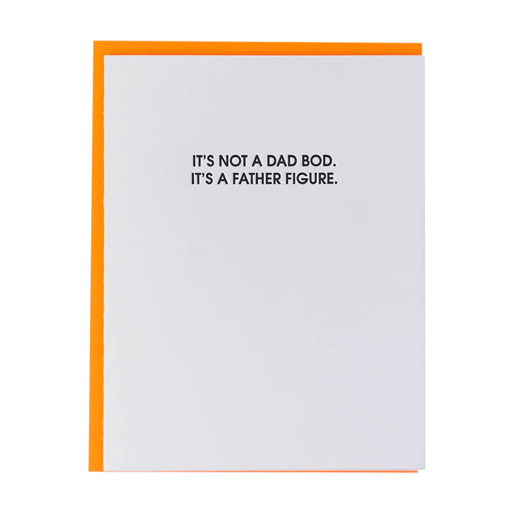 Dad Bod Letterpress Card