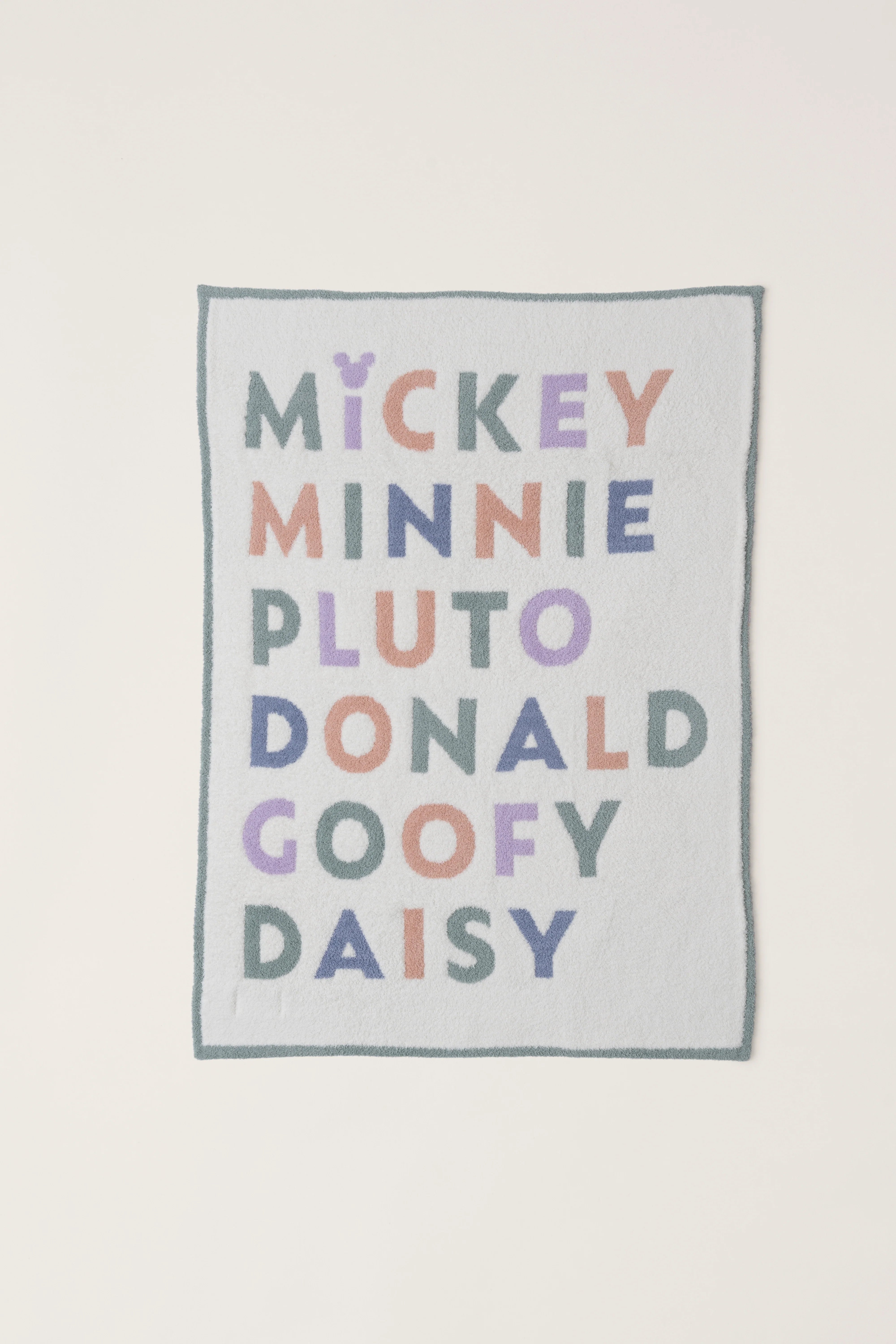 Barefoot Dreams Mickey & Friends Stroller Blanket | Cream/Multi