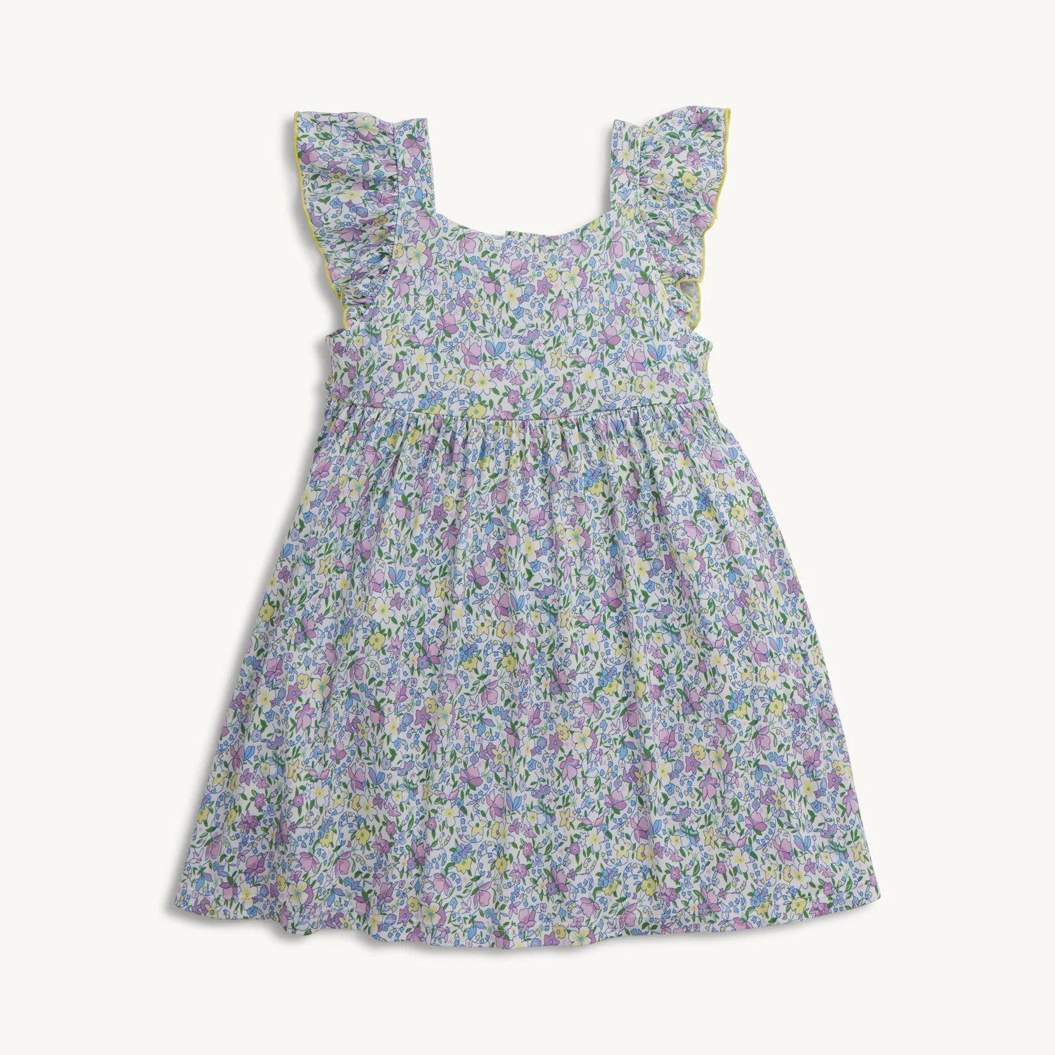 Magnetic Me Square Neck Ruffle Dress | Lavinia Modal