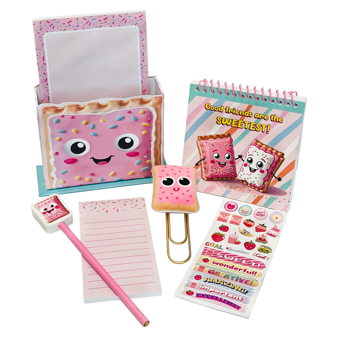 Toaster Pastry Stationary Set