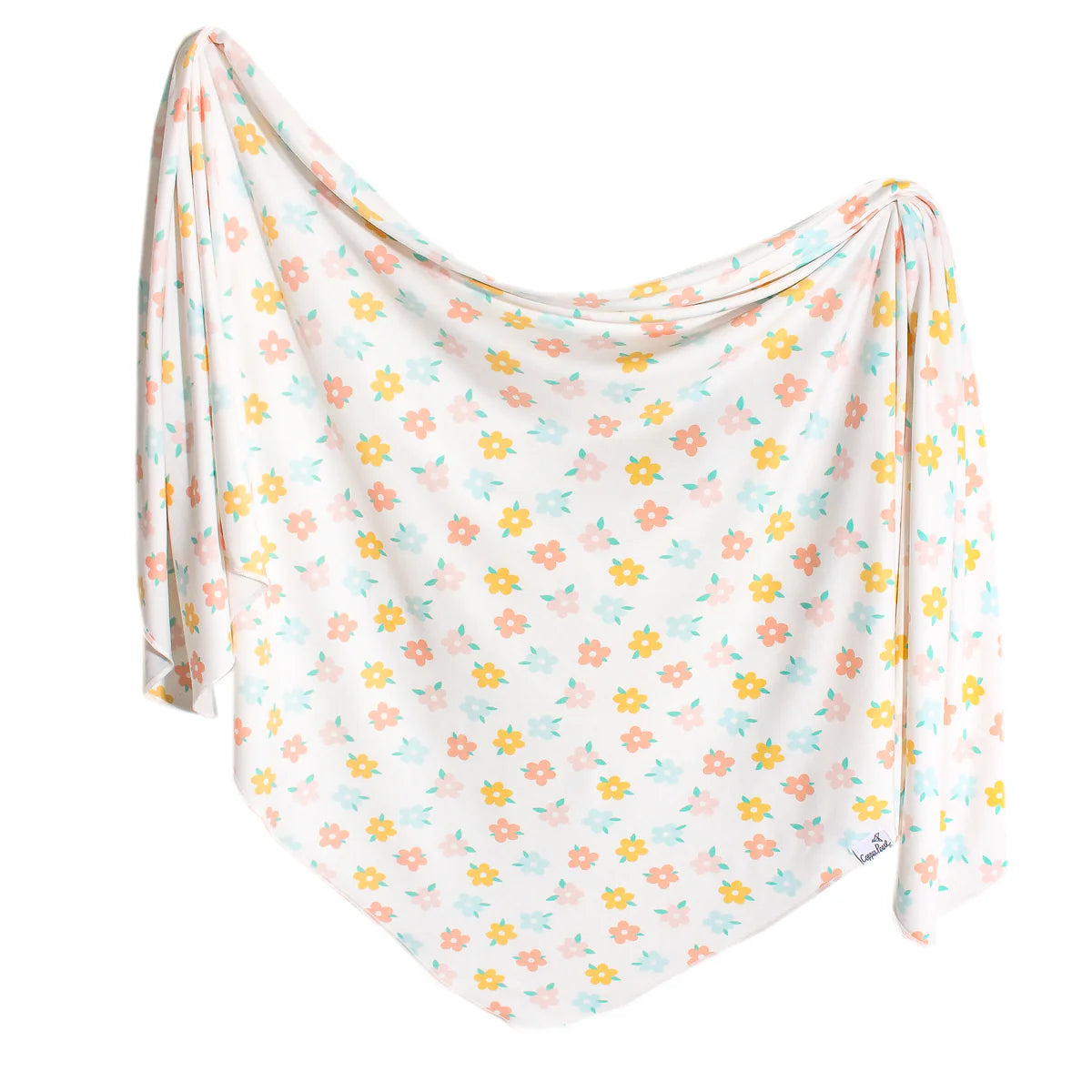 Copper Pearl Knit Swaddle Blanket Single | Daisy