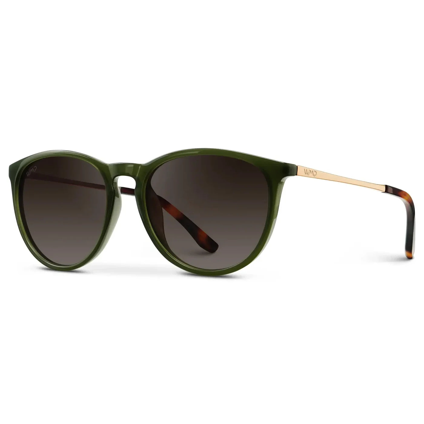 DREW 1019 | Olive Green/Brown Lens
