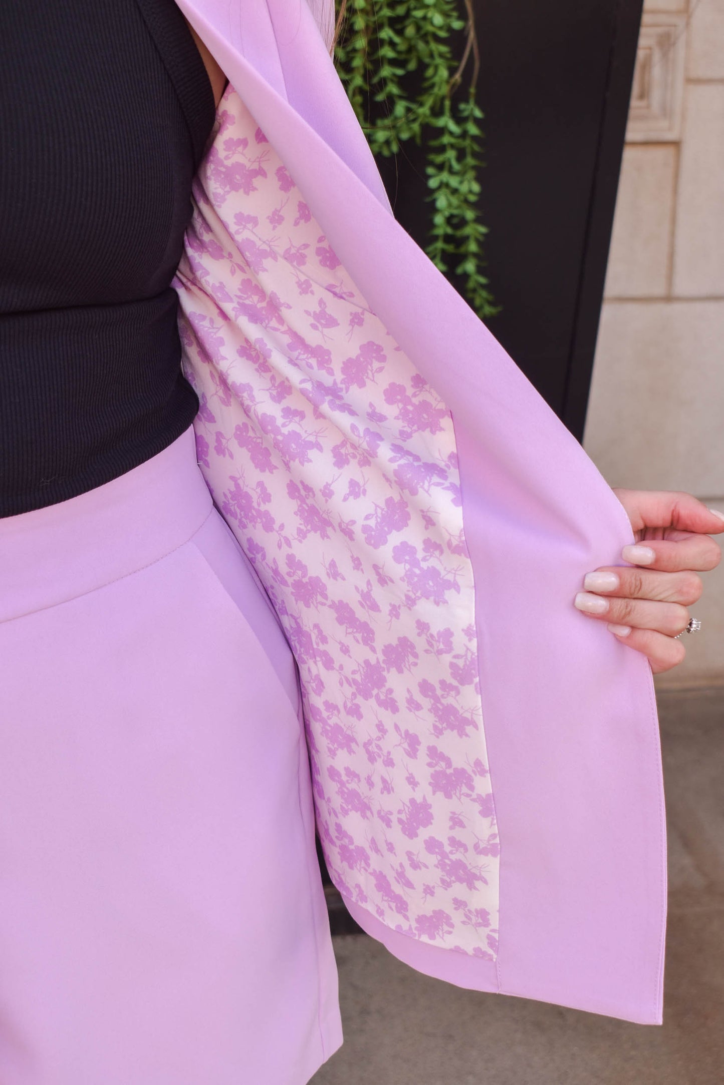 Colette Flap Pocket Blazer | Lavender