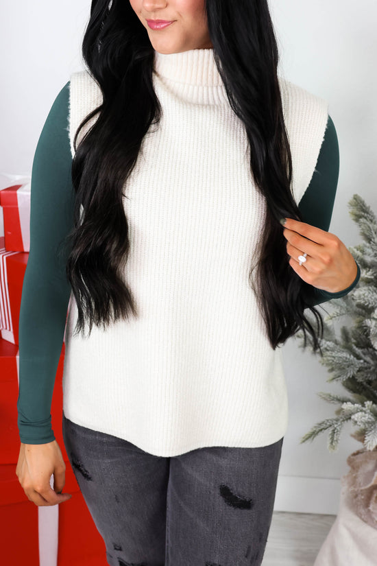 Sasha Sweater Vest | Cream