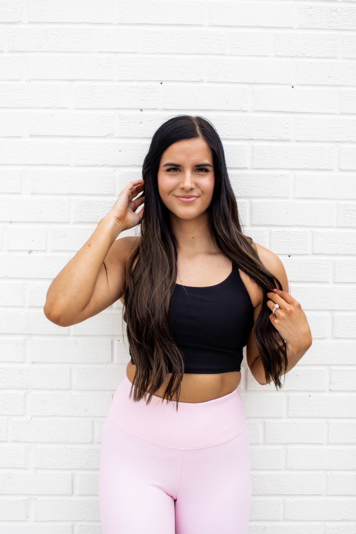 Juliet Ribbed Sports Bra  Black – The Vault Clothing Co.