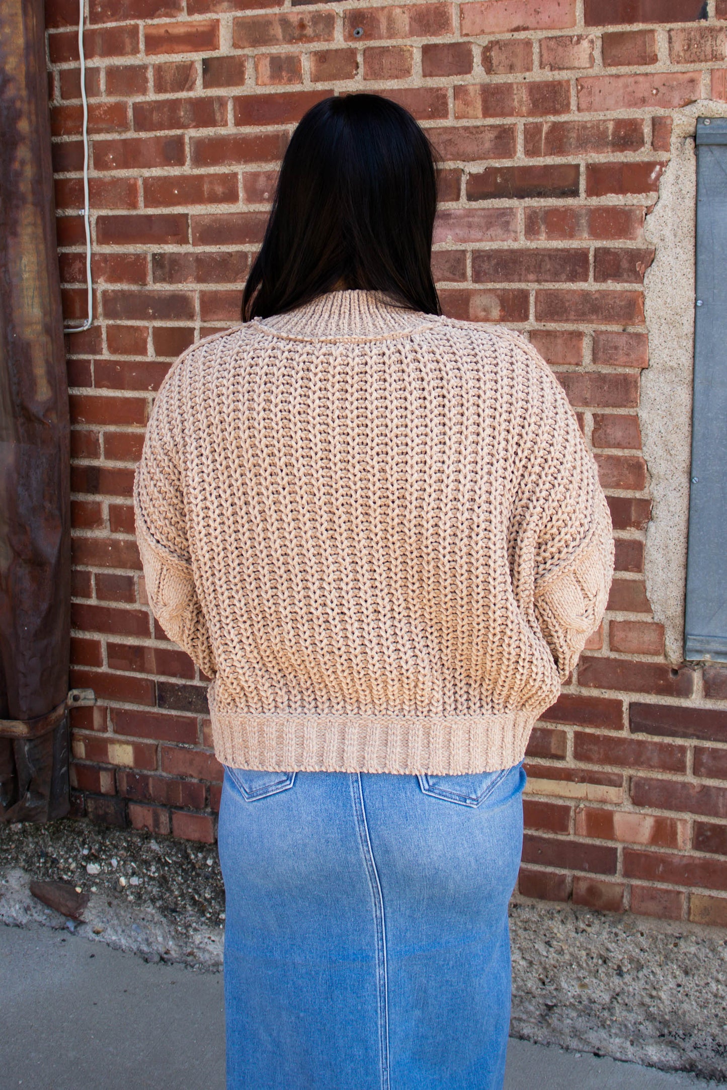 Remi Chunky Sweater | Mocha Beige