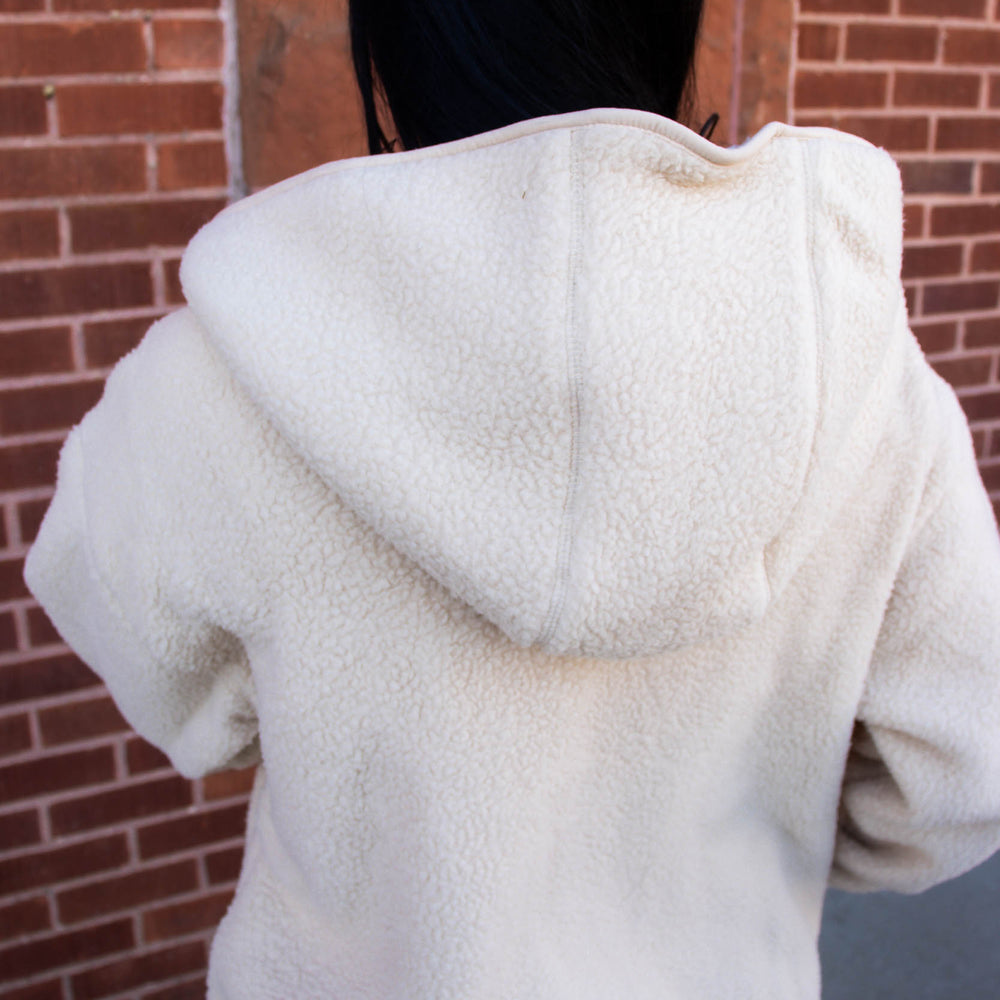 
                      
                        Lucy Sherpa Hooded Jacket | Natural
                      
                    