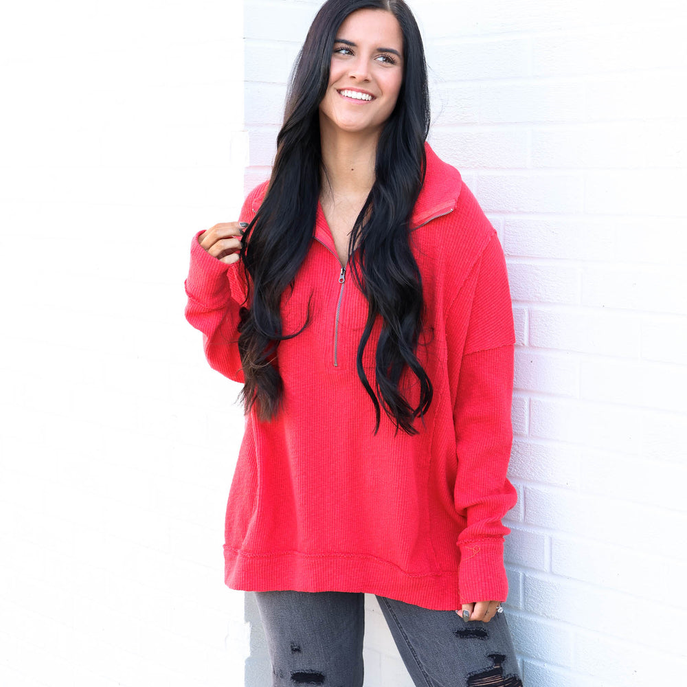 We The Free Walk Away Tunic | Red Racer