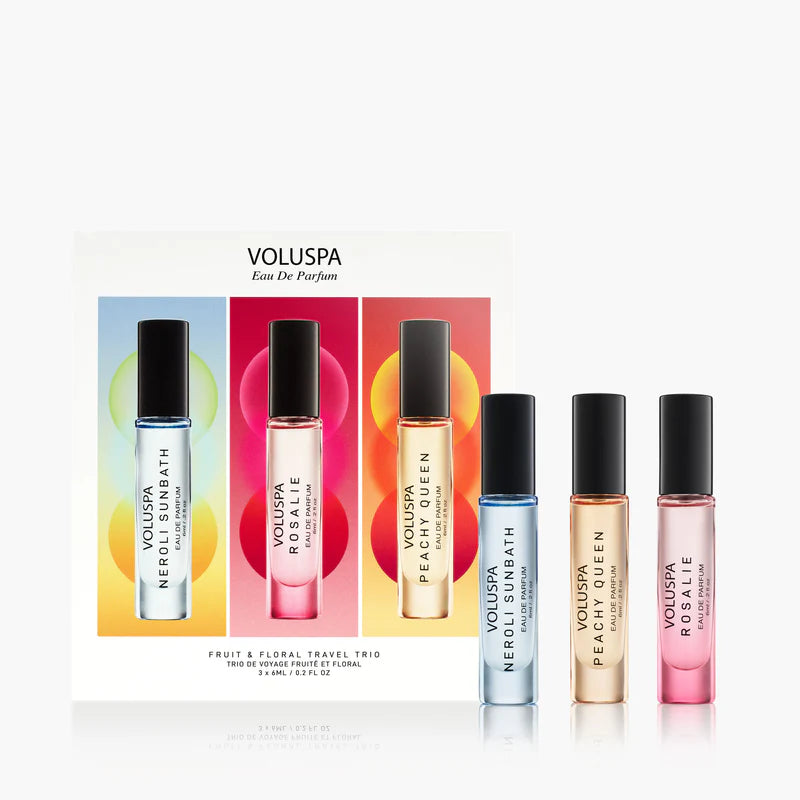 Voluspa Travel Trio Parfum | Fruit & Floral