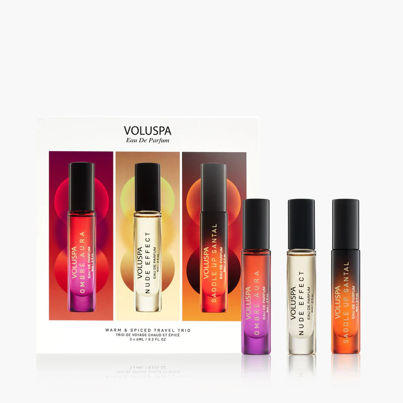 Voluspa Travel Trio Parfum | Warm & Spiced
