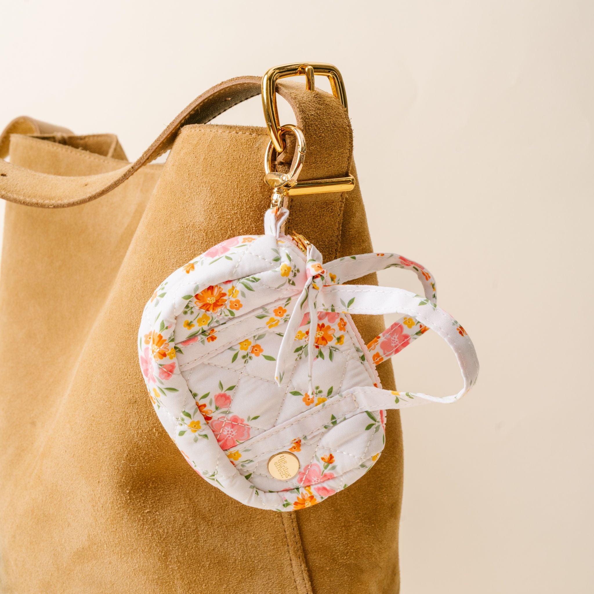 Quilted Duffle Keychain | Endless Daydream Cream