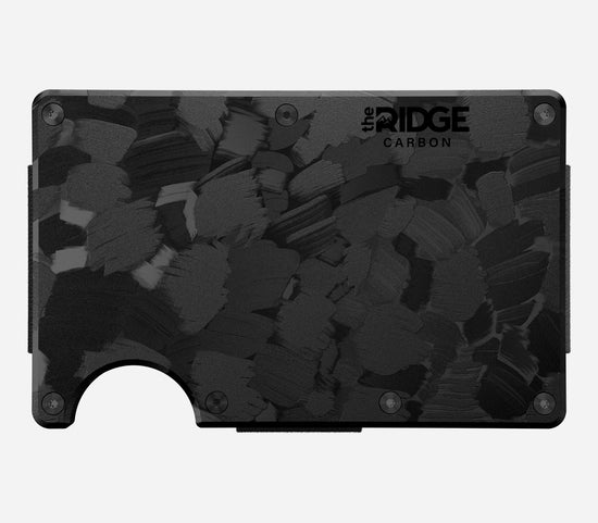 Ridge Wallet Money Clip | Forged Carbon