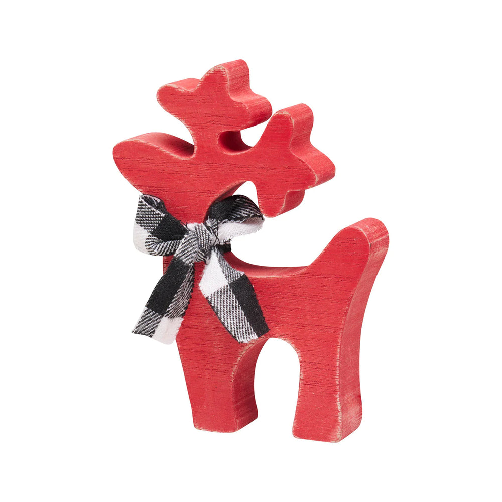 FR-3026 Sm Red Washed Reindeer