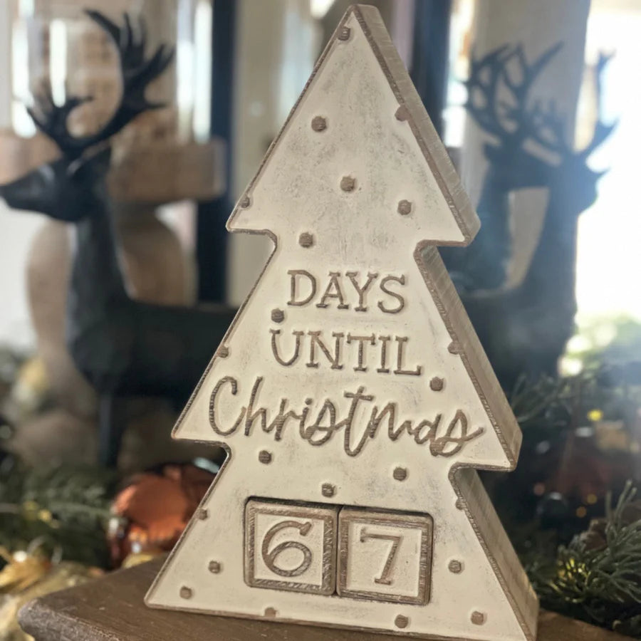 FR-3652 Carved Countdown Tree