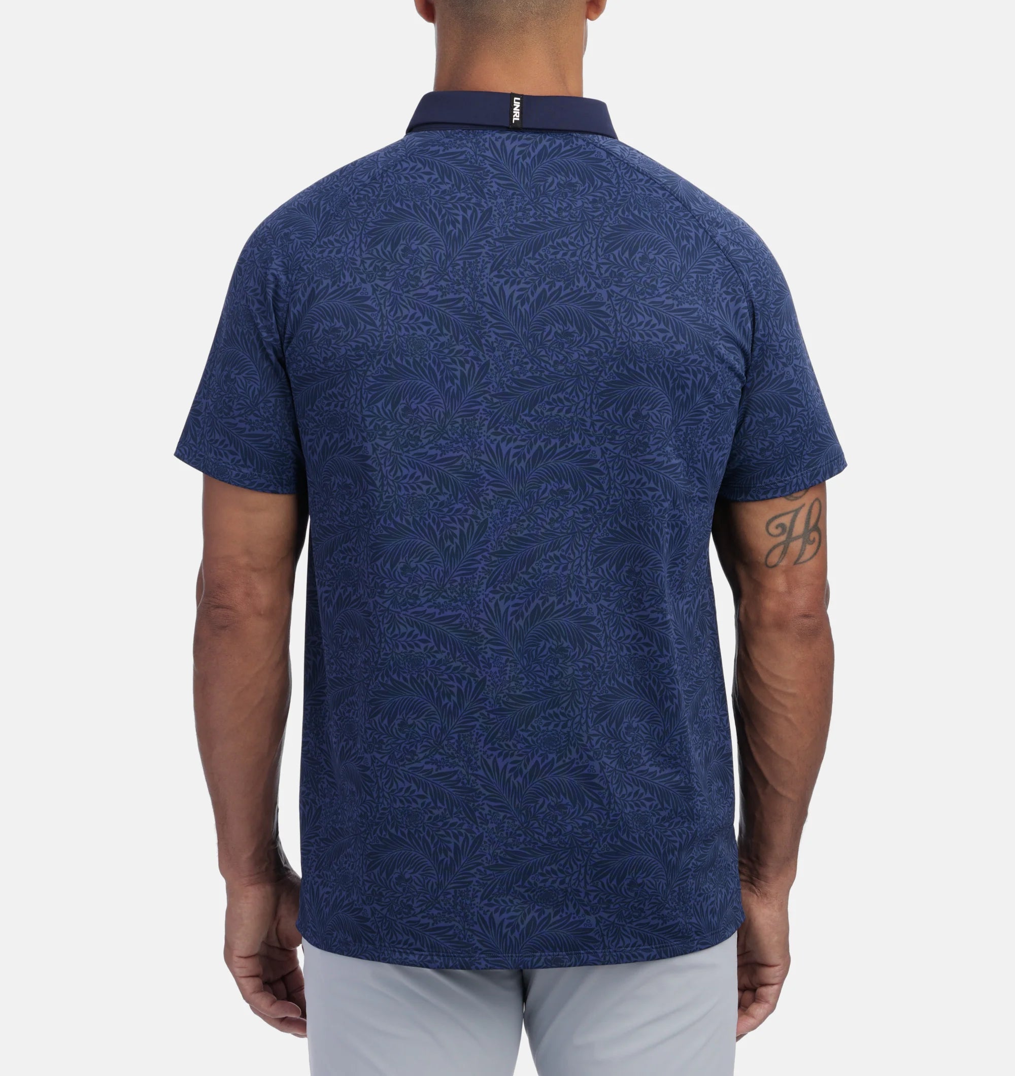 Men's UNRL Flora Polo | Midnight Navy