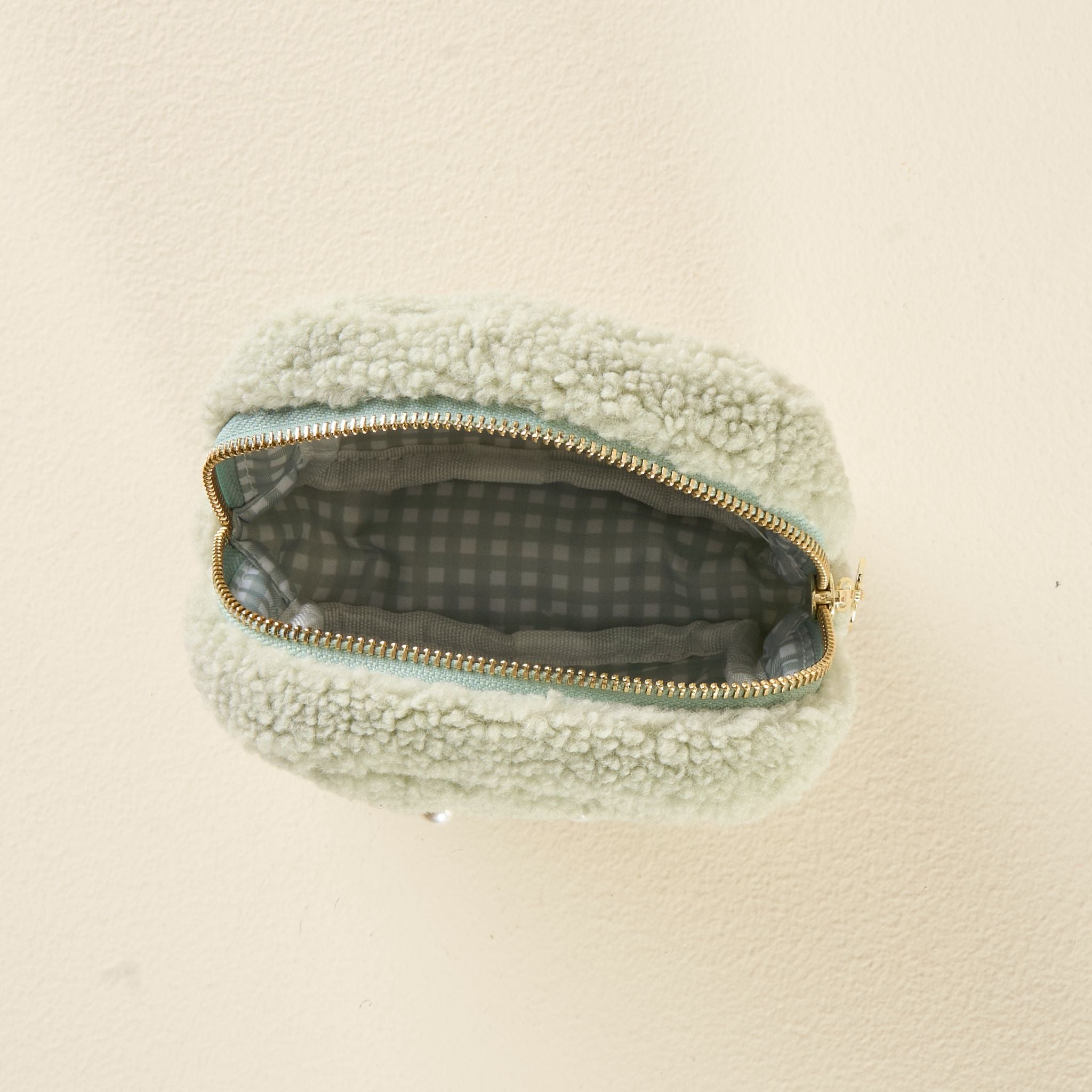 Teddy Pouch Square | Pearl Sage