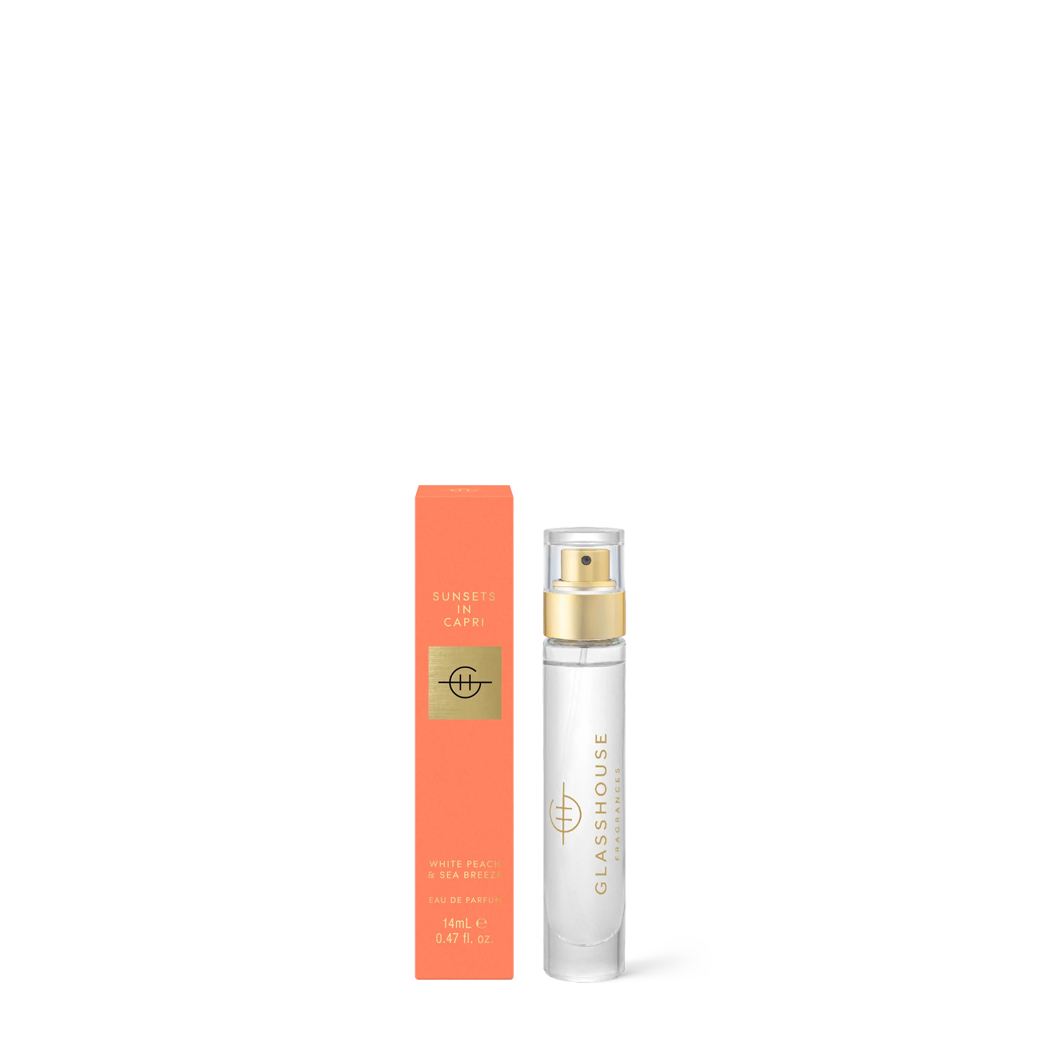 Glasshouse Eau de Parfum .47oz. | Sunsets in Capri