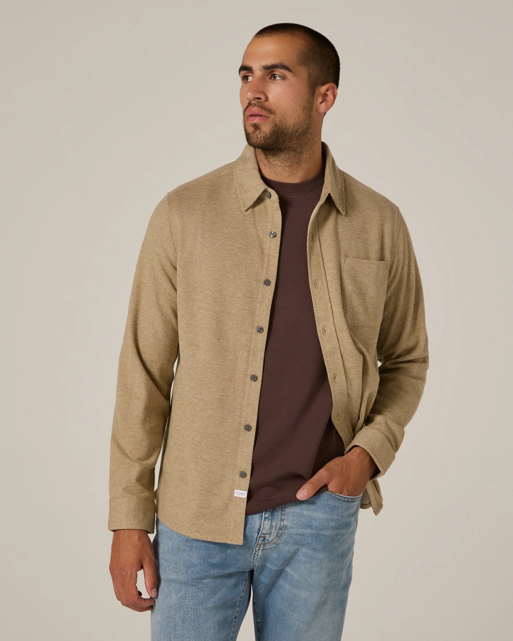 Generation Knit Shirt | Tan