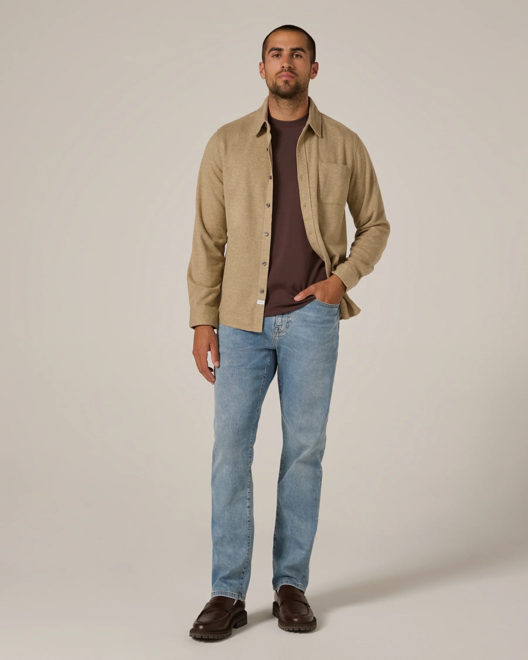 Generation Knit Shirt | Tan