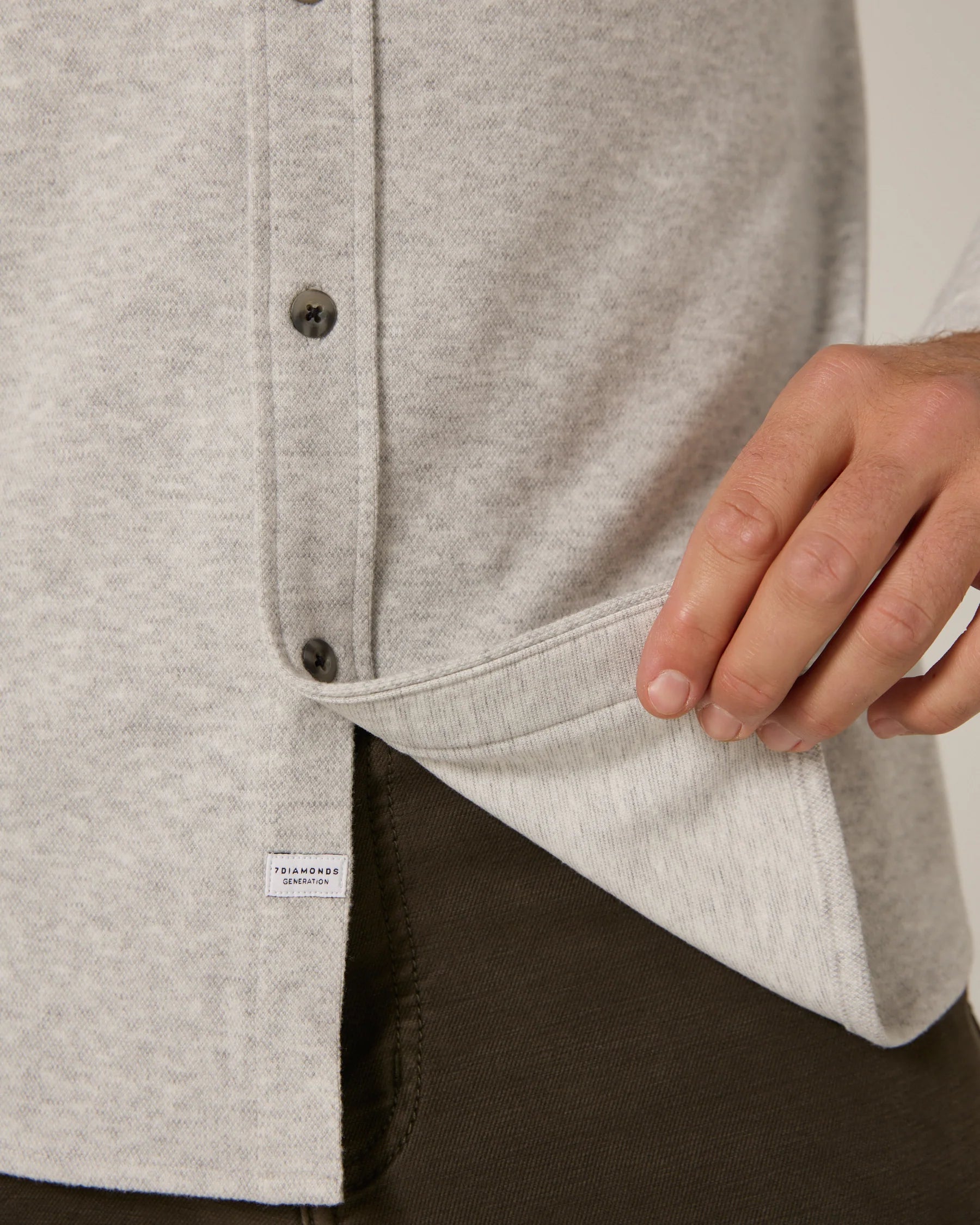 Generation Solid Shirt | Ecru