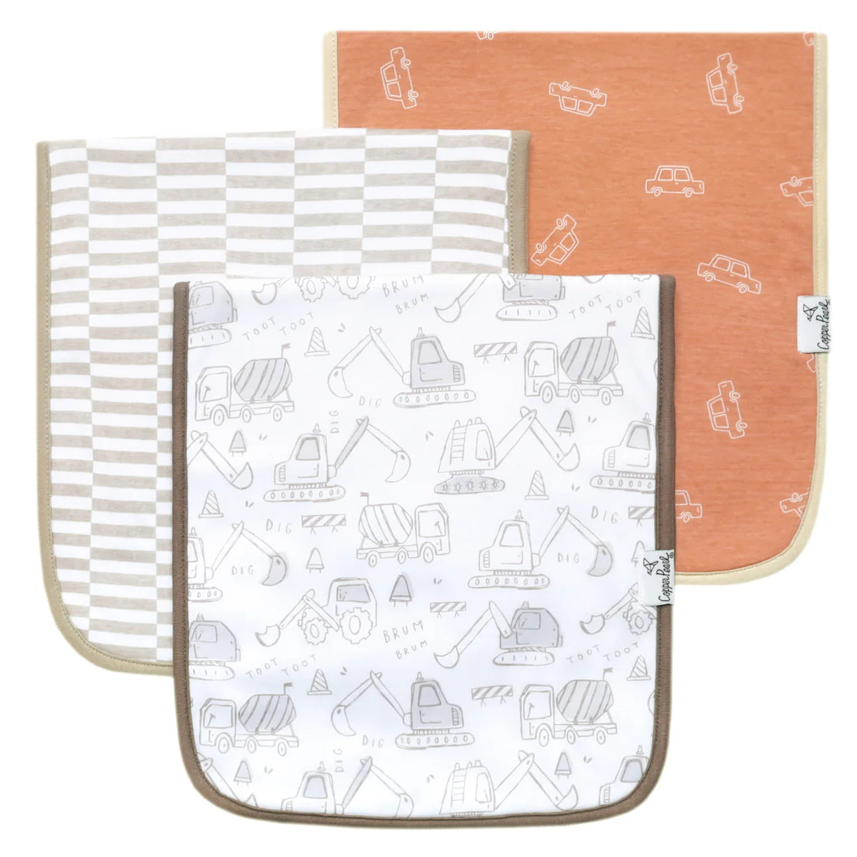 Copper Pearl Burp Cloth Set | Gage
