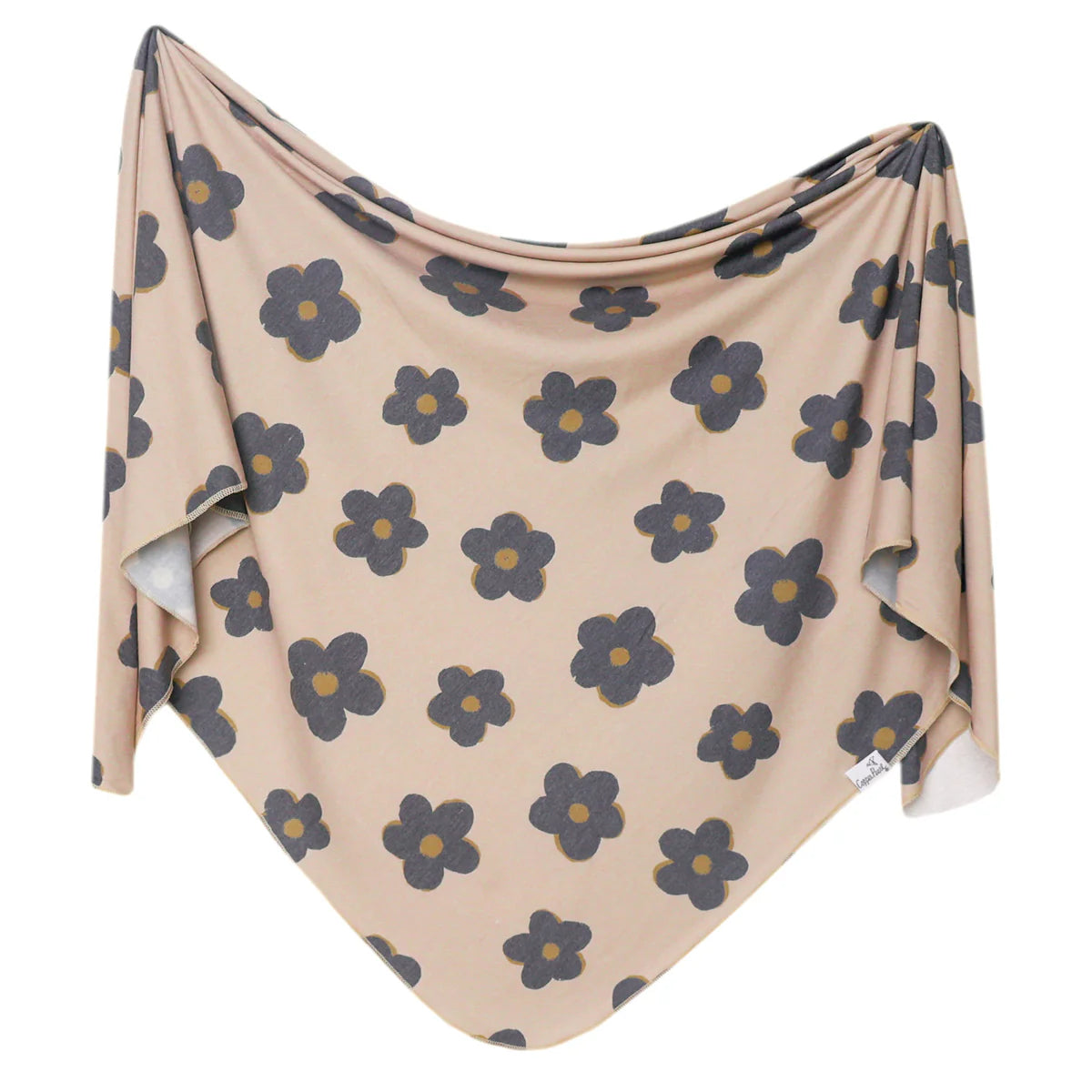 Copper Pearl Knit Swaddle Blanket Single | Gemma