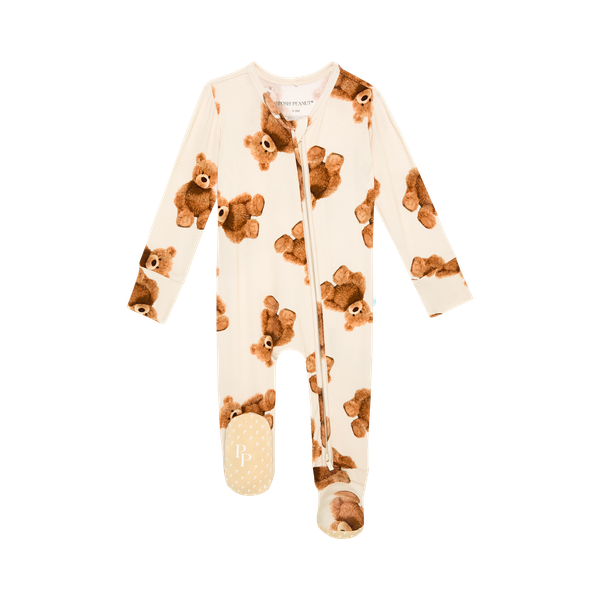 Posh Peanut Zipper Footie | Freddy Teddy