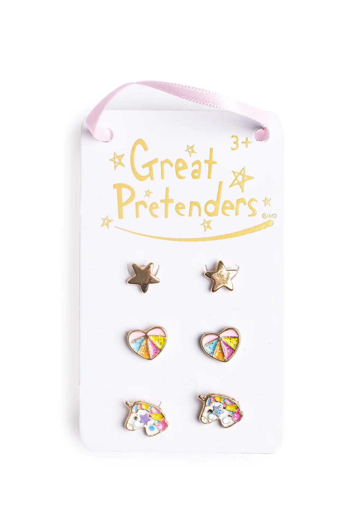 90608 Boutique Cheerful Studded Earrings 3pr.
