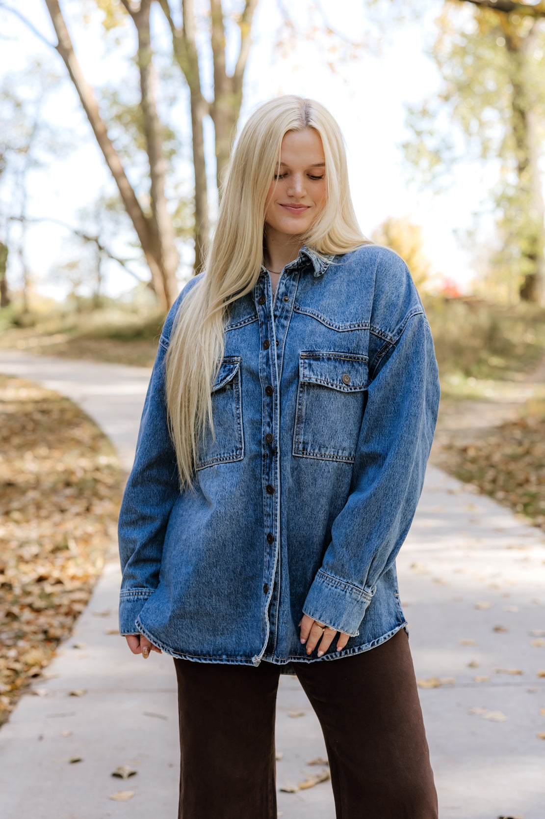 Women's Hidden Denim Jacket