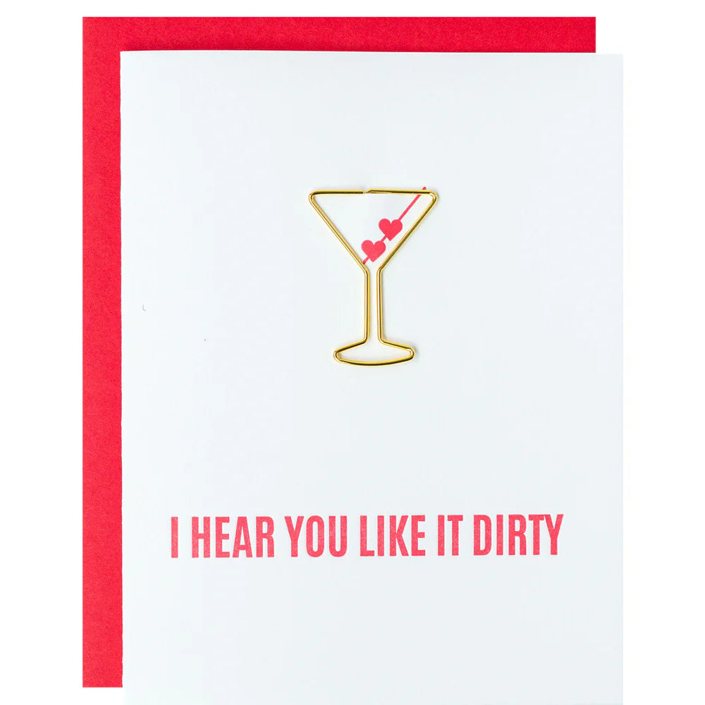 Like It Dirty Paper Clip Card