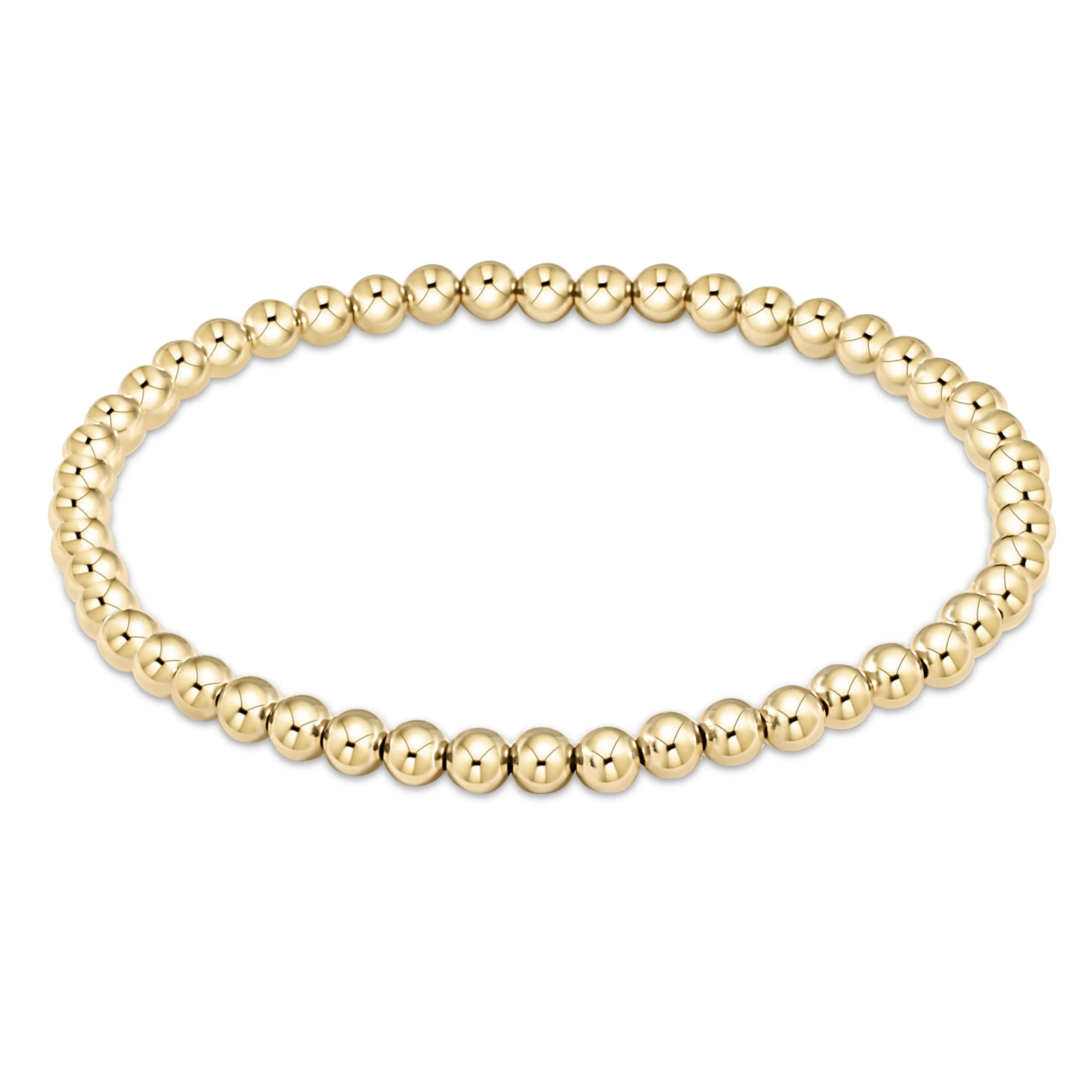 enewton classic gold bead bracelet | 4mm