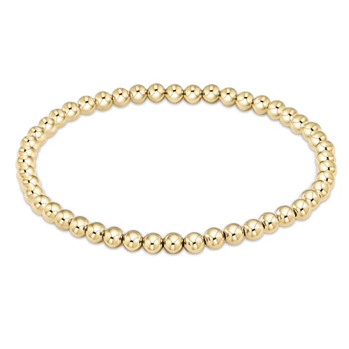 enewton classic gold bead bracelet | 3mm