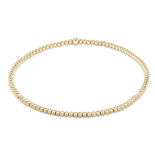 enewton classic gold bead bracelet | 2.5mm