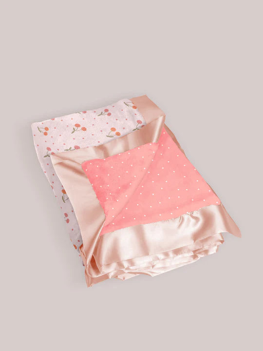 Reversible Baby Blanket | Cherry Cute
