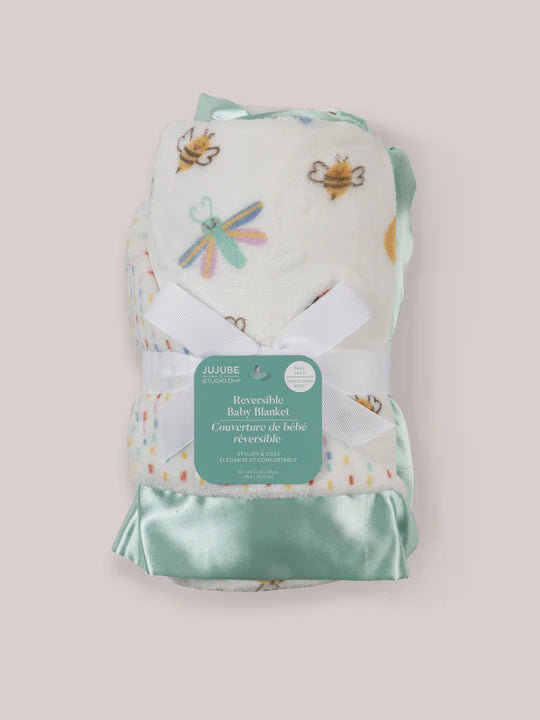 Reversible Baby Blanket | Love Bug