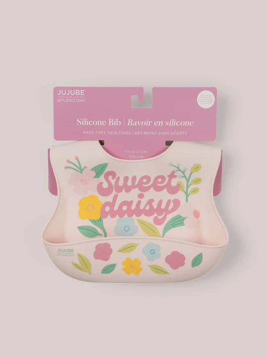 Silicone Bib | Sweet Daisy