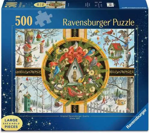 Ravensburger 500 pc. Puzzle | Christmas Songbirds Seasonal
