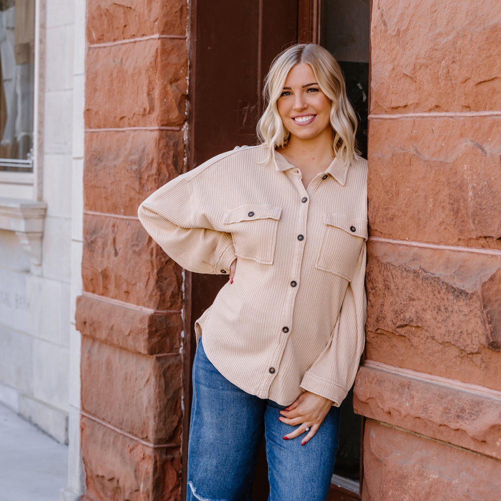 
                  
                    Women's Button Down Shacket
                  
                