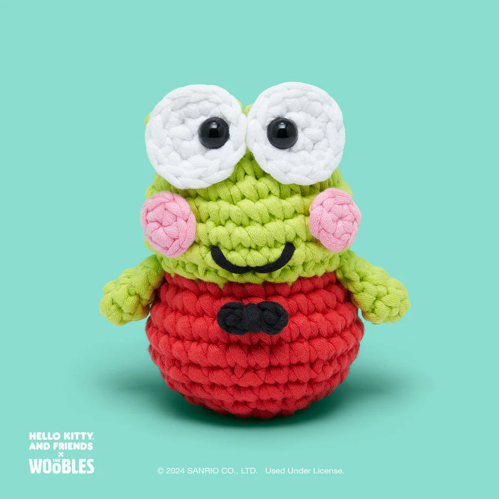 The Woobles Crochet Kit | Keroppi