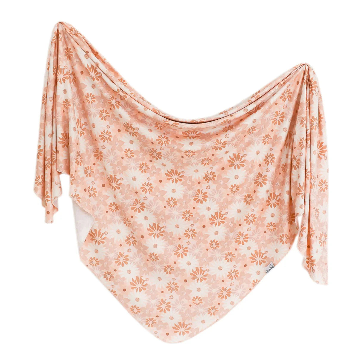 Copper Pearl Knit Swaddle Blanket Single | Penny