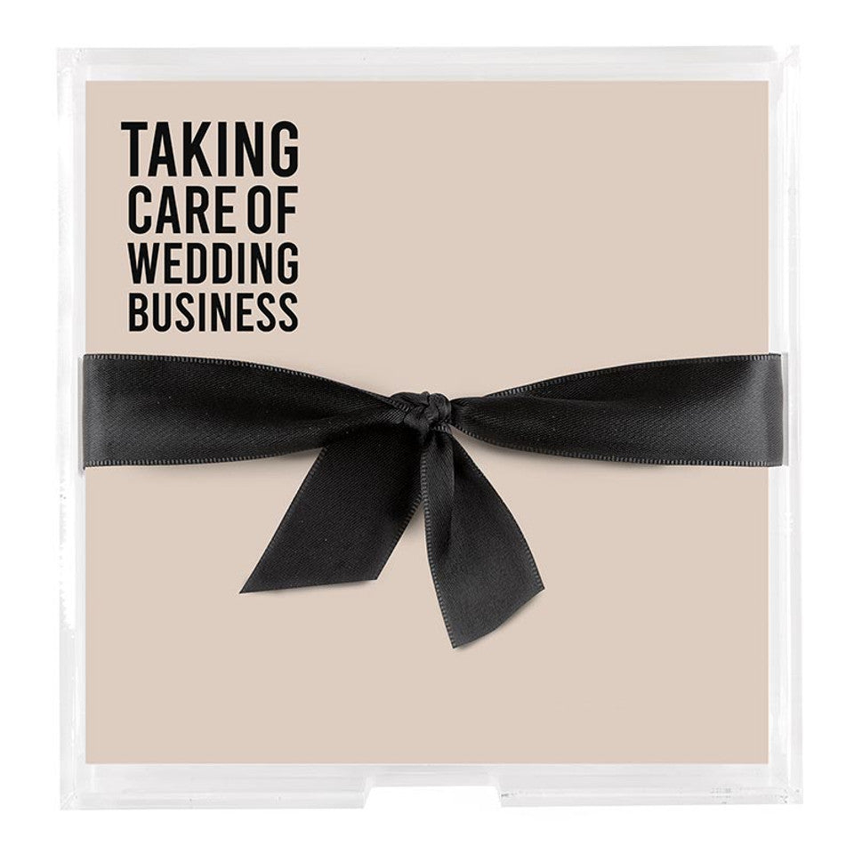 Acrylic Notepad Set | Wedding Business