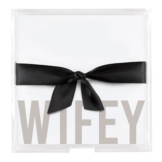 Acrylic Notepad Set | Wifey