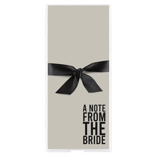 Acrylic Notepad Set | Bride Note