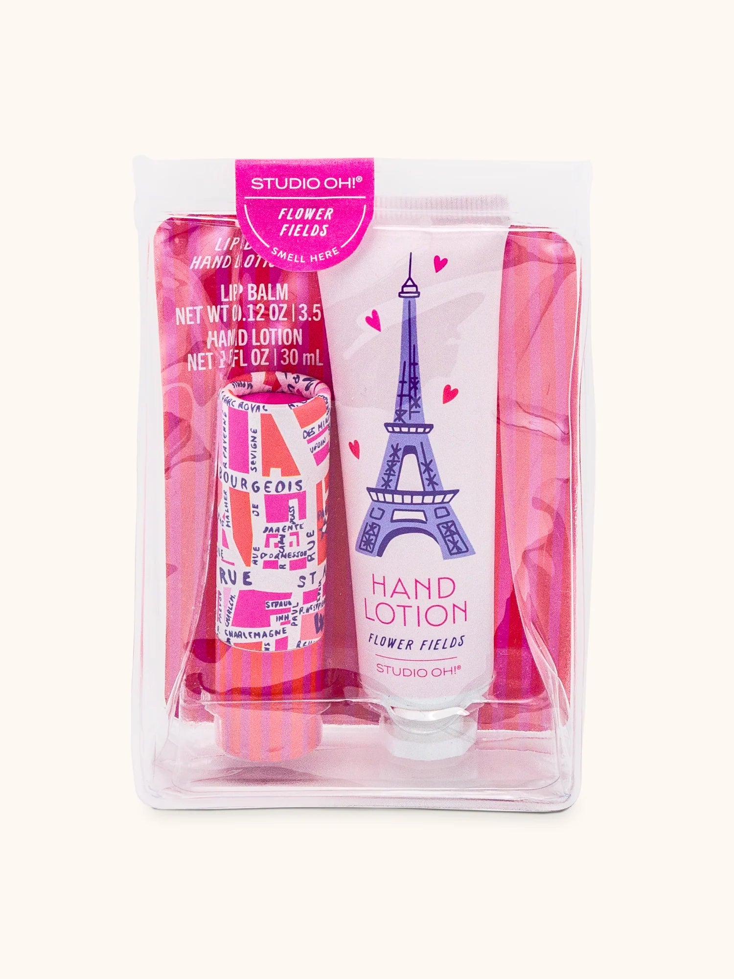Lip Balm & Hand Lotion Set | Rues De Paris