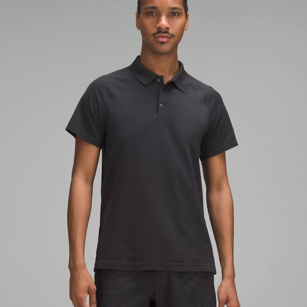 Men's Metal Vent Tech Polo Shirt | Graphite Grey/Black