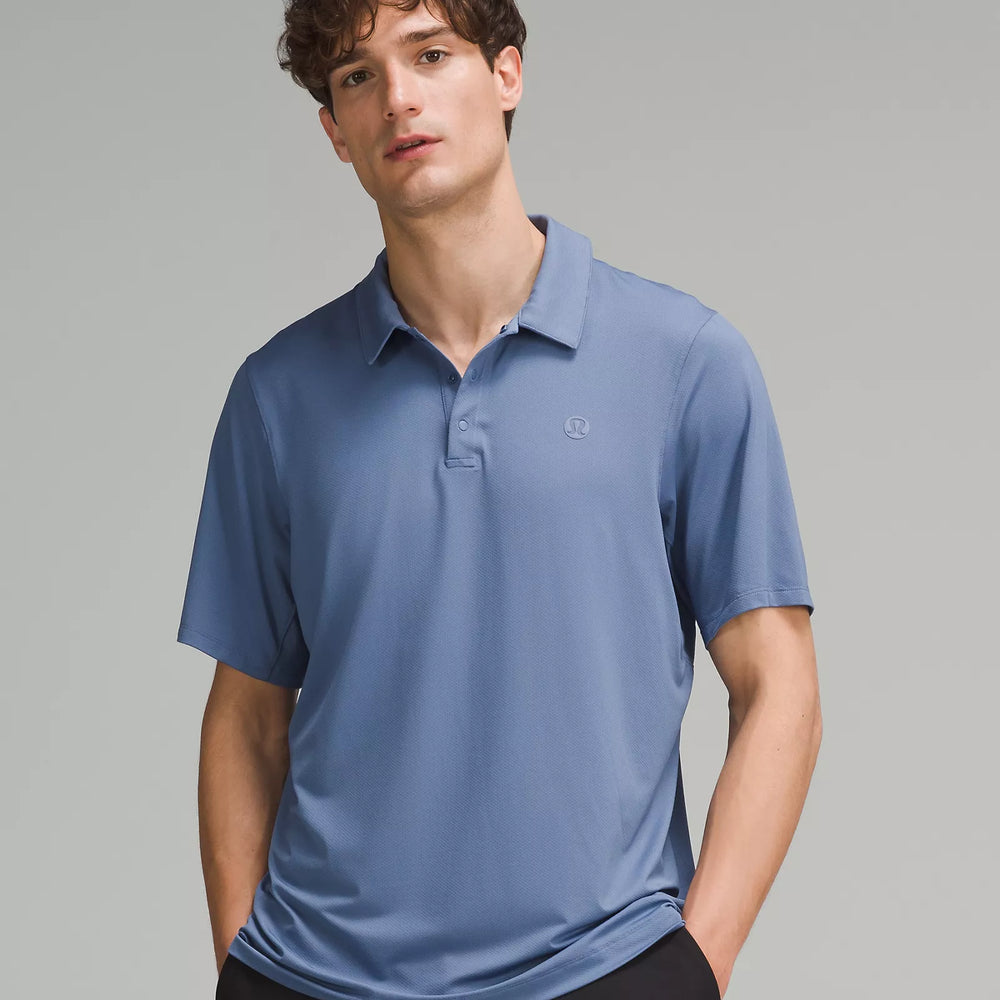 Men's Logo Sport Polo Short Sleeve | Oasis Blue